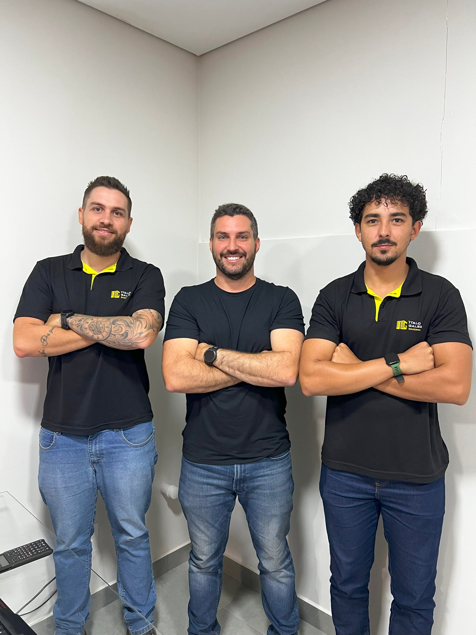 Ítalo Galego e equipe IG Engenharia